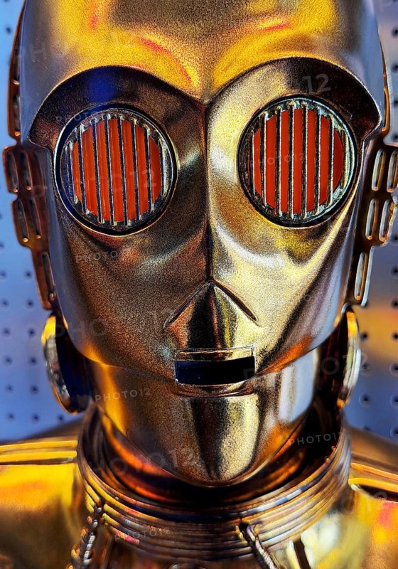 C-3PO, protocol droid, humanoid robot figure from the movie Star Wars