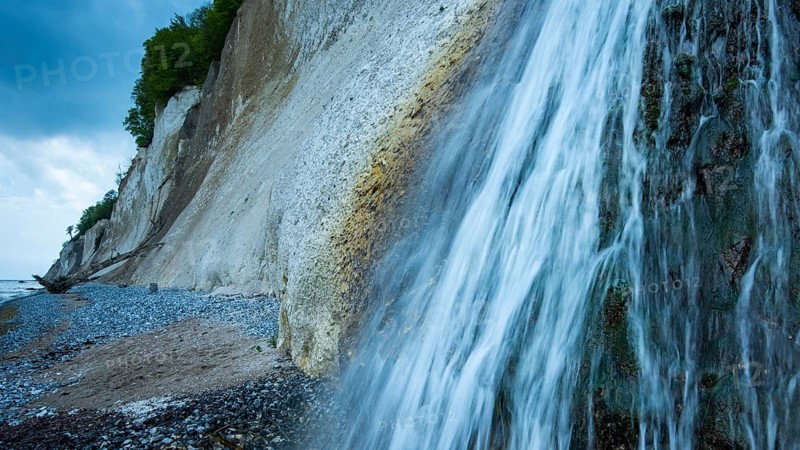 Kiel stream in Jasmund National Park on Rügen, Sassnitz, Rügen, Mecklenburg-Western Pomerania, Germany