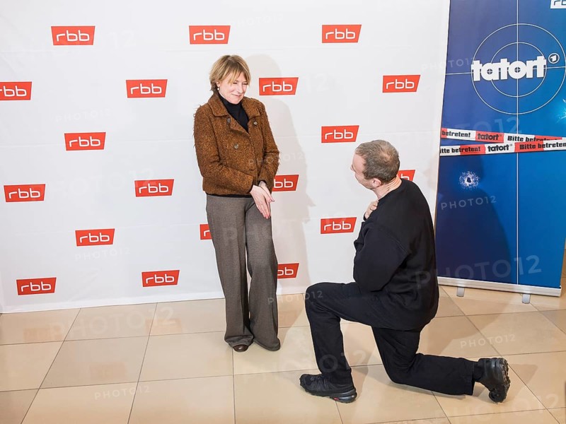 Corinna Harfouch and Mark Waschke at the preview of the crime thriller Tatort: Gefahrengebiet im Delphi Filmpalast on 21.01.2026