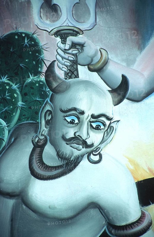 Naraka, depiction of Buddhist hell in a temple in Bangkok. A type of hell or underworld called Narak or Naraka is also found in Hinduism, Sikhism, and Jainism. Yama, the Tibetan Buddhist lord of the Hell Empire, also made his first appearance in the Vedas. Buddha, Buddhism, religion, Bangkok, Thailand, Southeast Asia