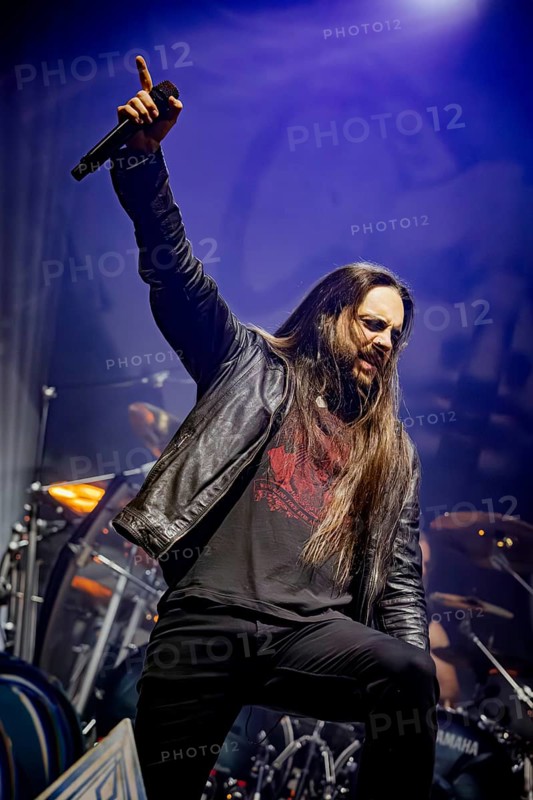 Mikael Sehlin, singer of Amaranthe, live on Arcane Dimensions Tour 2026 at Munich's Zenith on 17.01.2026