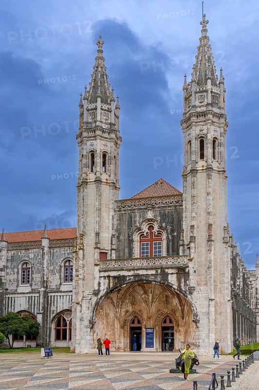 15th century Hieronymites Monastery / Mosteiro dos Jerónimos in Manueline style in Santa Maria de Belém, Lisbon / Lisboa, Portugal