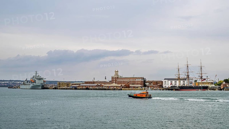 Portsmouth Harbour over Spinnaker Tower, Portsmouth, Gosport, England, United Kingdom