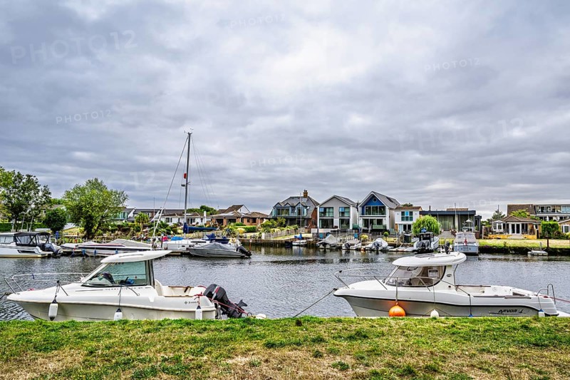 River Stour, Christchurch Quay, Southbourne, Wick, Bournemouth, England