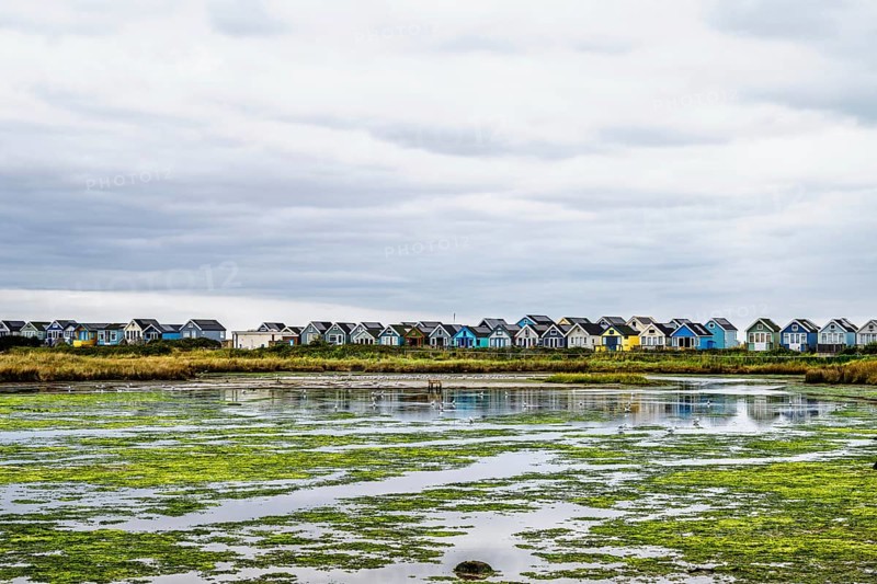 Hengistbury Head, Christchurch Head, English Channel, Dorset, England, United Kingdom