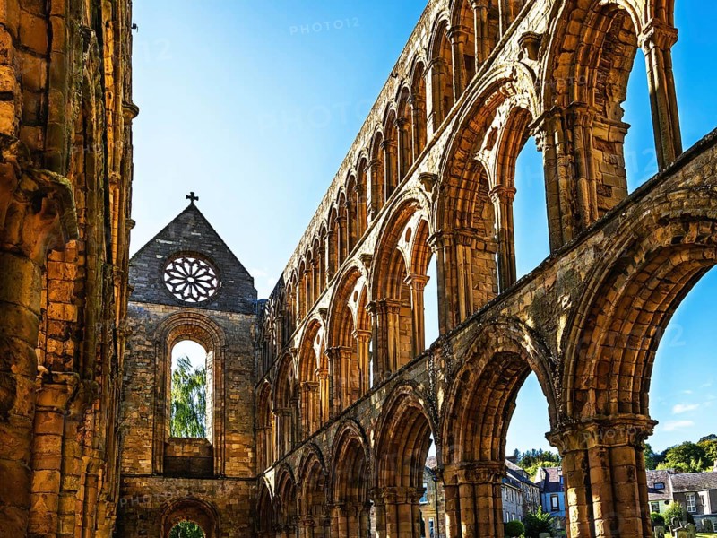 Jedburgh Abbey, Augustinian Abbey, Jedburgh, Scottish Borders, Scotland, UK