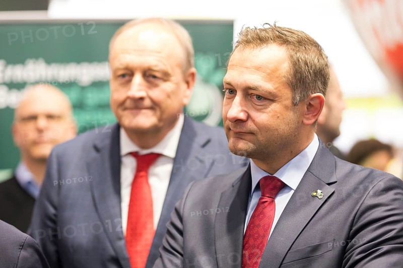 Christophe Hansen (Commissioner for Agriculture and Rural Development) at the opening tour of the Green Week at the exhibition grounds in Berlin on 16 January 2026. The trade fair for the agricultural and food industry will take place from 16-25 January 2026