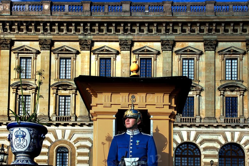 S Stockholm, Gamla Stan, Kungliga Slottet (royal castle), guardhouse