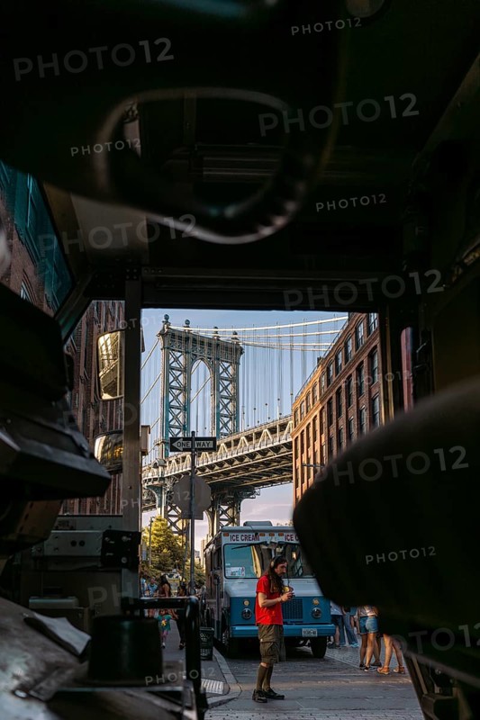 Dumbo Manhattan Bridge View, Brooklyn, New York, USA