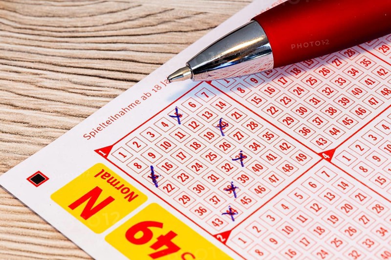 Lotto 6aus49: Close-up of a ticket