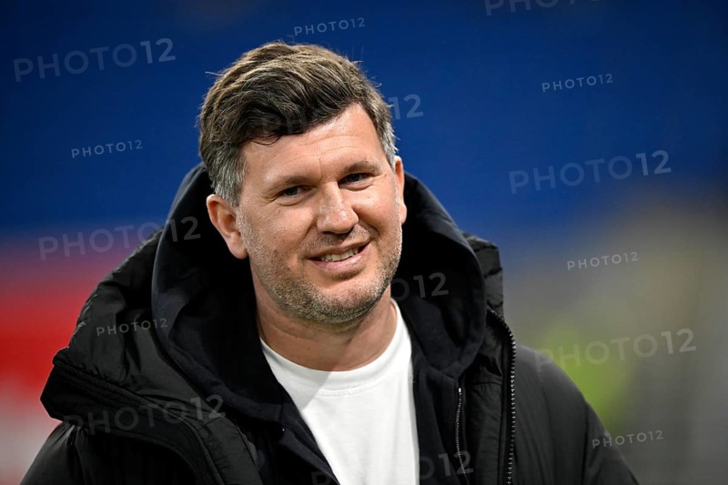 Managing Director Sports Andreas Schicker TSG 1899 Hoffenheim Portrait smiles PreZero Arena, Sinsheim, Baden-Württemberg, Germany