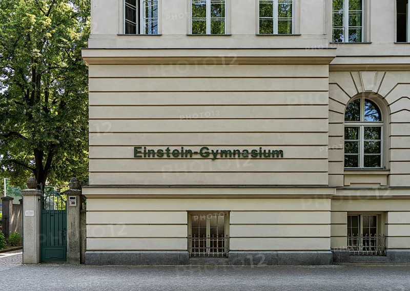 Einstein Gymnasium school building in downtown Potsdam, Brandenburg, Germany