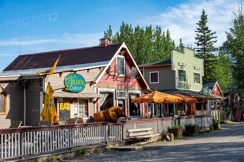 Historic Buildings, McCarthy, Wrangell St. Elias National Park, Alaska, USA
