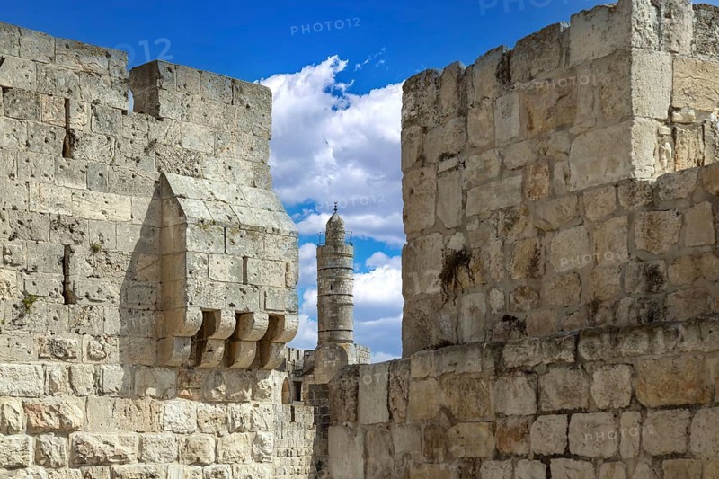 Israel, Jaffa Gate Jerusalem Old City that leads to Holy Sepulchre, Western Wall and Dome of Rock