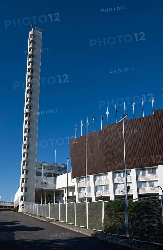 Tower, Olympic Stadium or Finnish Olympic Stadium, architects Yrjö Lindegren and Toivo Jäntti, Helsinki, Finland