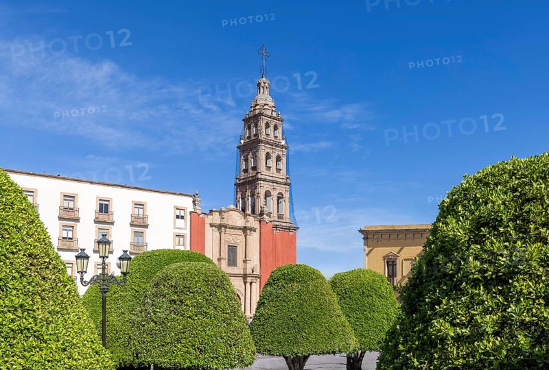 Mexico, Leon, Central city Martyrs Plaza, Plaza Martires, one of the main city tourism attractions