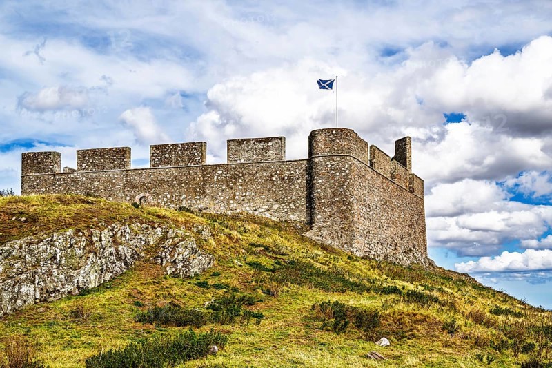 Hume Castle, Greenlaw, Scottish Borders, Scotland, UK