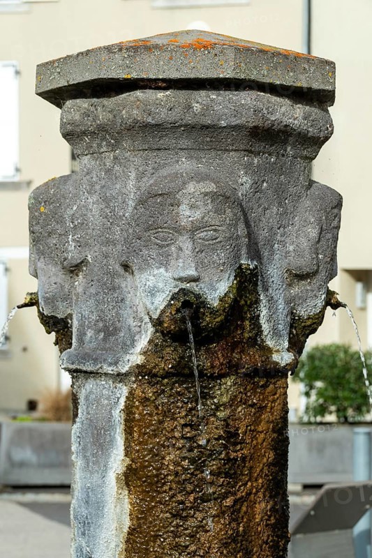 Saint Sandoux fountain, Puy de Dome, Auvergne Rhone Alpes, France