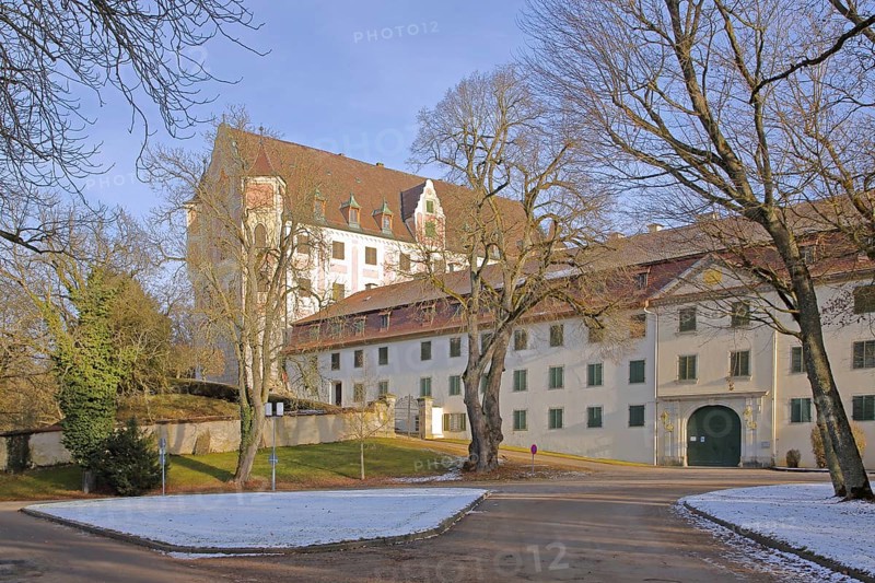 Baroque castle Taxis Trugenhofen, Dischingen, Härtsfeld, Swabian Jura, Baden-Württemberg, Germany