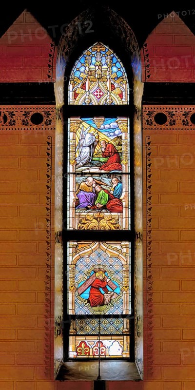Saint Paul of the Cross cathedral, Stained Glass windows, Rousse, Bulgaria