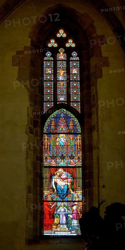 St Martin's Cathedral, Stained-glass window, Bratislava, Slovakia