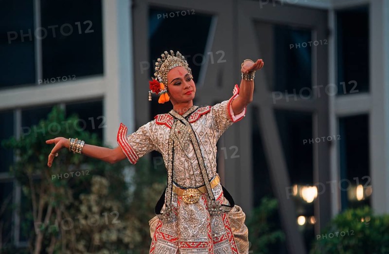 Thai drama performance, Bangkok, Thailand, December 2002, vintage, retro, old, historical