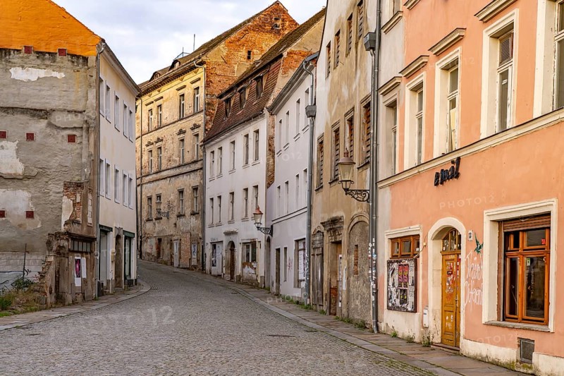 The old town of Zittau, Upper Lusatia, Saxony, Germany