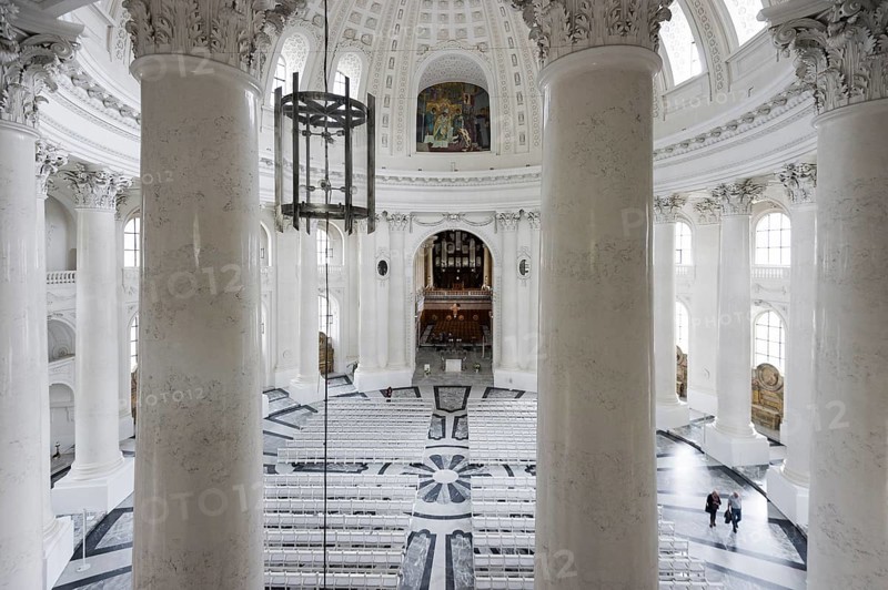 Interior view, St Blasien Cathedral, St. Blasien, Black Forest, Southern Black Forest, Baden-Württemberg, Germany