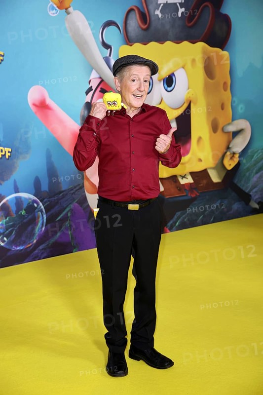 Santiago Ziesmer, German dubbing voice of SpongeBob - German premiere of SpongeBob SquarePants: Pirates Ahoy!, cinema in the Kulturbrauerei, Berlin, 14.12.25