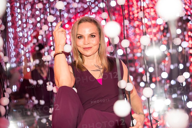 Regina Halmich at the opening of Bubble Planet - The Adventure Museum for All Senses at Arena Berlin, Berlin, 11.12.2025