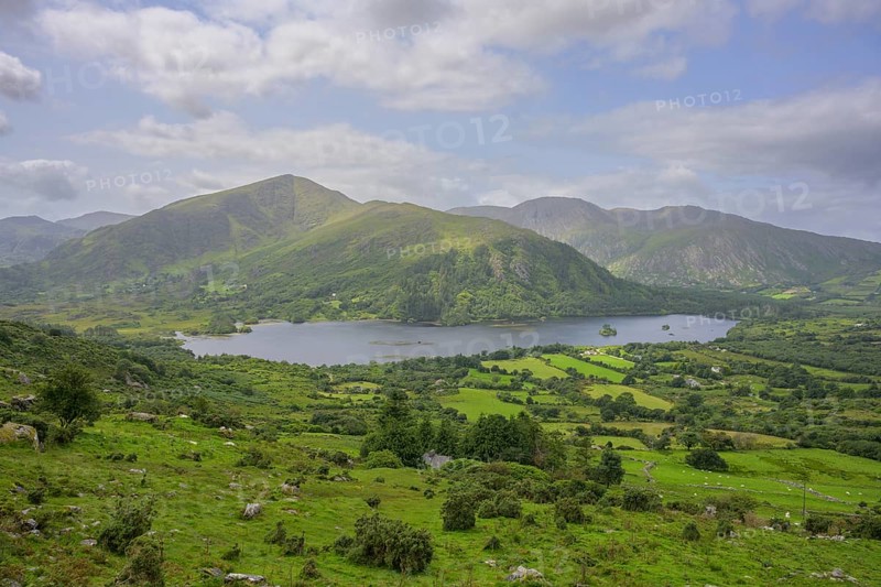 Glanmore Lake, drive to Healy Pass, Coolcreen, Glanmore, Kerry, Ireland