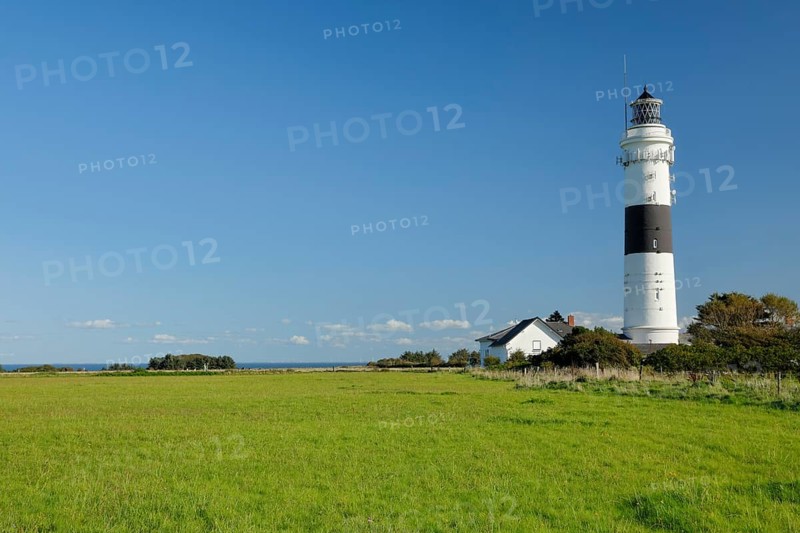 Langer Christian lighthouse near Kampen on the island of Sylt, Germany