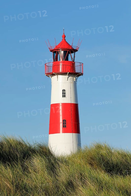 Lighthouse List-Ost am Ellenbogen on the island of Sylt, Germany