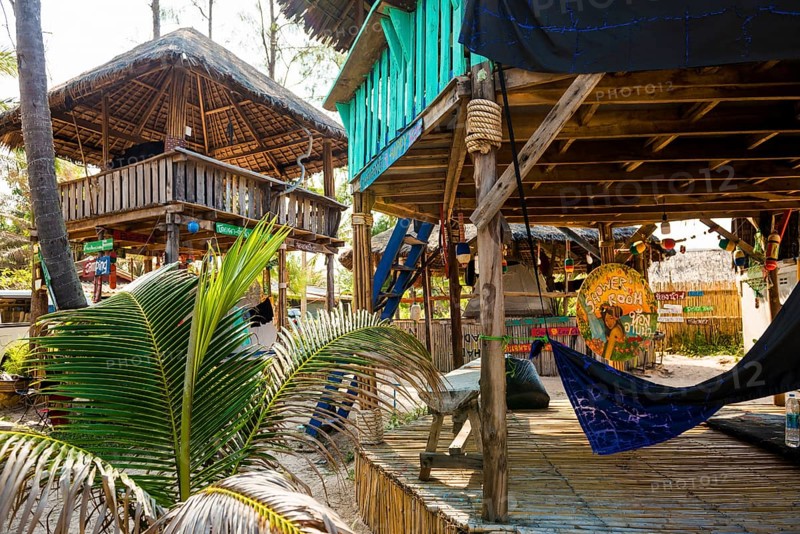 Beach Bar and Restaurant, Thung Yang Beach, Pak Khlong, Chumphon, Chumphon Province, Central Thailand, Thailand