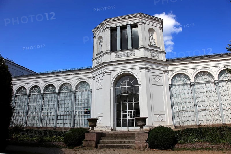 Putbus orangery on the island of Rügen, Vorpommern-Rügen district, Mecklenburg-Western Pomerania, Germany