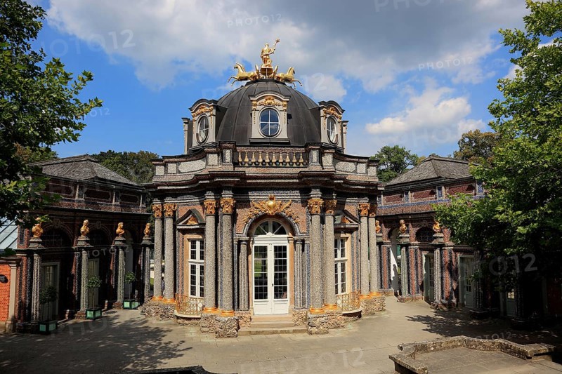 Sun Temple, New Palace, Hermitage in Bayreuth, Upper Franconia, Bavaria, Germany