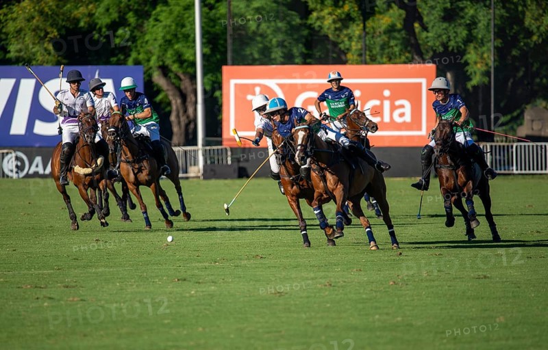 Scene at the 132nd Argentinean Open Polo Championship (Spanish 132nd Abierto Argentino de Polo de Palermo) in the Polo Stadium playing between La Natividad La Dolfina and Sol de Agosto in Buenos Aires, Argentina