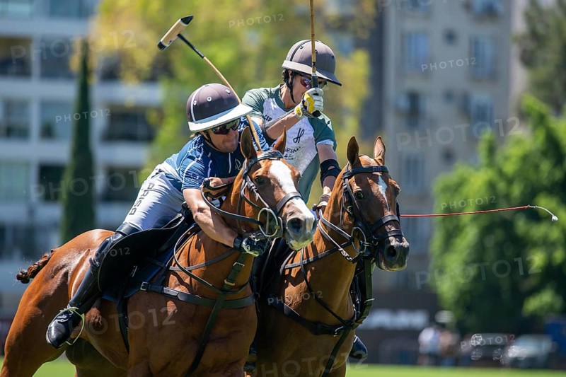 Scene at the 132nd Argentinean Open Polo Championship (Spanish 132nd Abierto Argentino de Polo de Palermo) in the Polo Stadium playing between La Hache Cria y Polo and La Dolfina 2 in Buenos Aires, Argentina