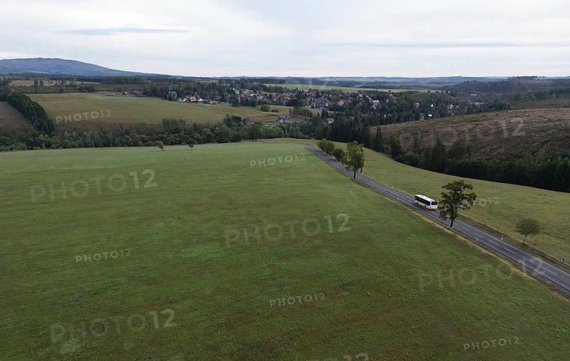 Landstraße, Straße im Harz bei Tanne, Saxony-Anhalt, Germany