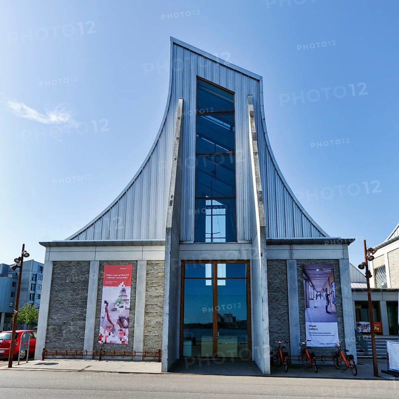 Utzon Center, experimental cultural center for architecture, design, art and communication, modern architecture, harbour front, Aalborg, Denmark