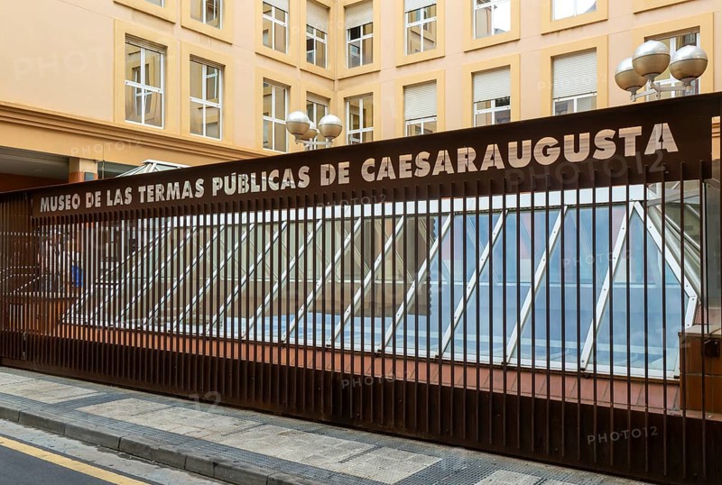 Museo de las Termas Publicas de Caesaraugusta, Roman public baths museum, Zaragoza, Aragon, Spain