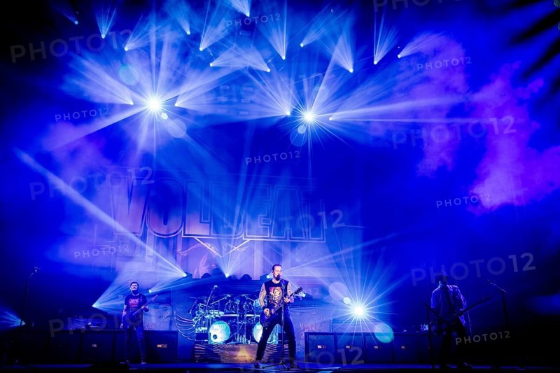 Michael Poulsen, singer and guitarist from Volbeat as part of the Greatest Of All Tours Worldwide 2025 at the ZAG Arena in Hanover on 21.10.2025