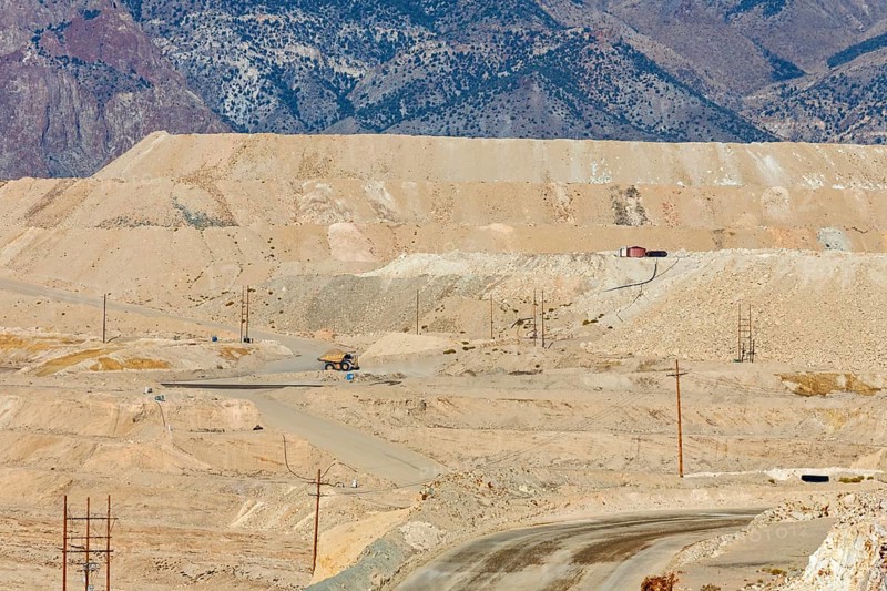 Round Mountain, Nevada - The Round Mountain Gold Mine, an open pit mine operated by Kinross Gold