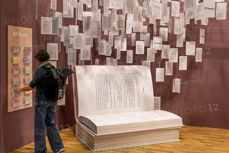 The 77th Frankfurt Book Fair takes place from 15 - 19 October 2025, Exhibition Grounds, Frankfurt am Main, Hesse, Germany