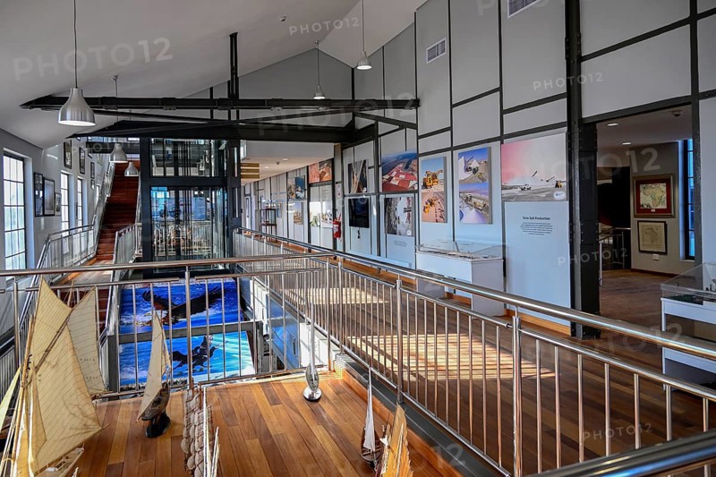 Exhibition room of the Namibia Maritime Museum, Africa's largest maritime museum, Old Power Station, former power station, Lüderitz, Karas Region, Namibia