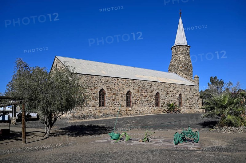 Rhenish Mission Church from 1895, today the Keetmanshoop Museum, Keetmanshoop, Karas Region, Namibia
