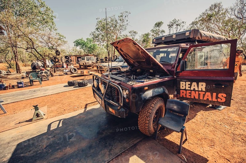 Australia Outback Landrover Camper, Australia