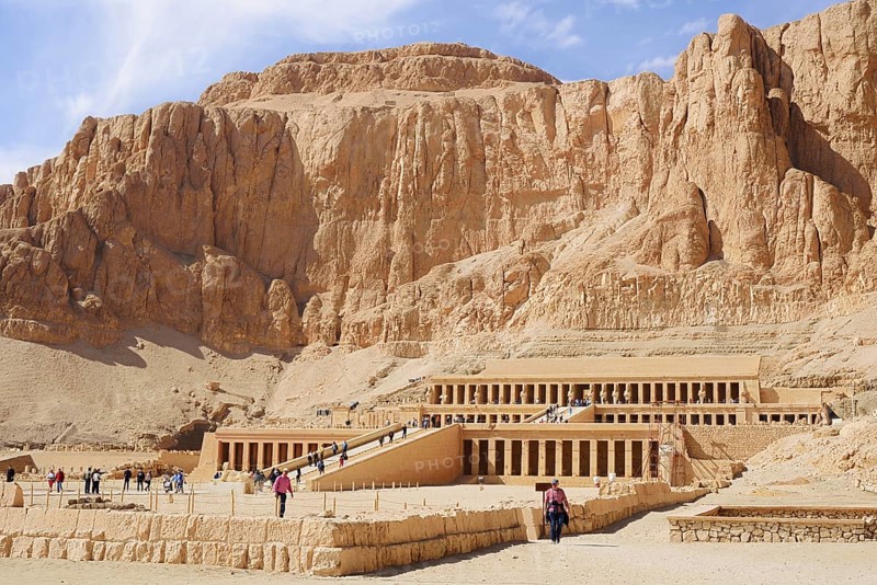Temple of Hatshepsut, mortuary temple of Hatshepsut, Deir el-Bahari, Thebes, Luxor, Egypt
