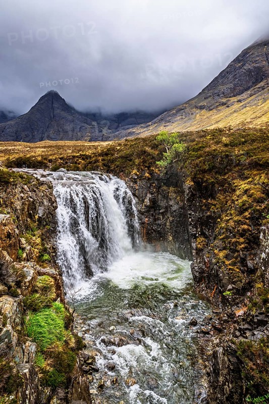 Fairy Pools and Waterfalls, Glen Brittle, Black Cuillin, Isle of Skye, Scotland, UK