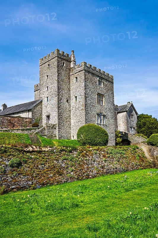 Sizergh Castle and gardens, Helsington, Cumbria, England, United Kingdom